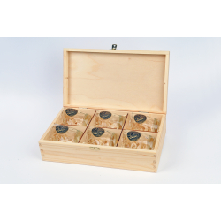 GOLDEN FOX SZKLANKI DO WHISKY DIAMOND DEER GOLD - 6 SZT W SKRZYNCE